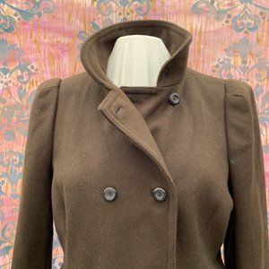 ZARA WOMAN 100% WOOL PEA COAT Will match anyone's price.